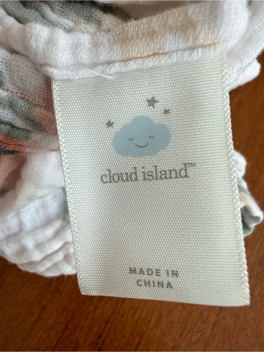 Set of 2 Cloud Island Floral Cotton Muslin Swaddle Blankets pink green yellow